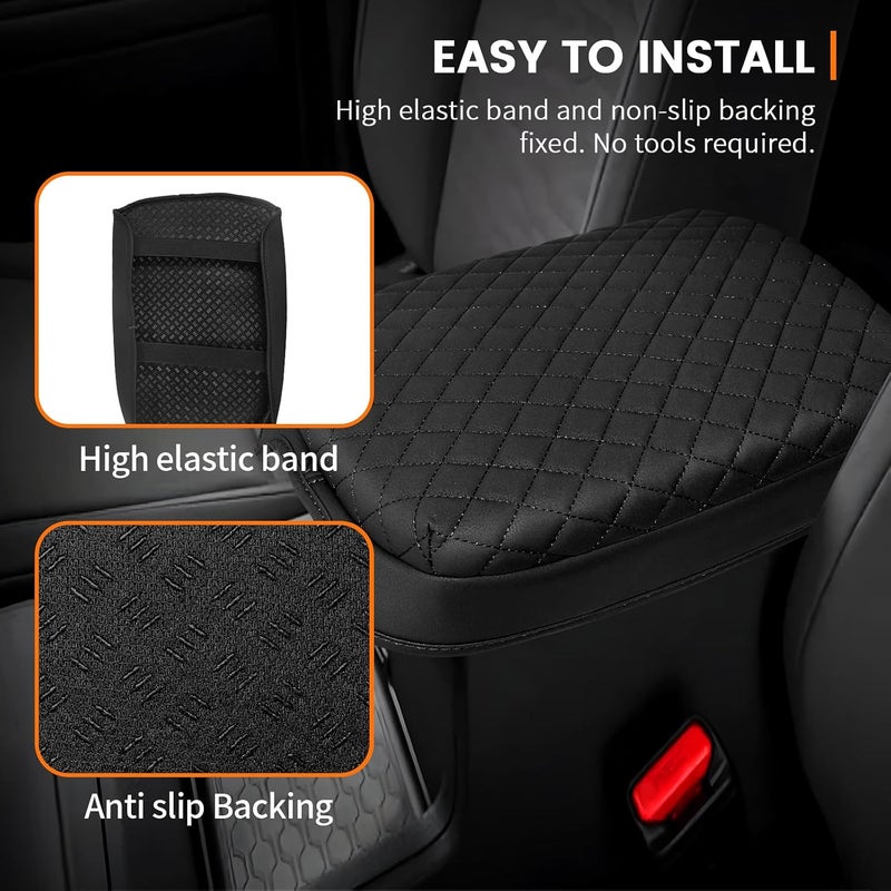 Rilsen Custom Fit for Center Console Cover Nissan Frontier 2025 2024 2023 2022 Armrest Cover Center Console Pad Interior Accessories Car Armrest Seat Box Cover Protector - Image 5